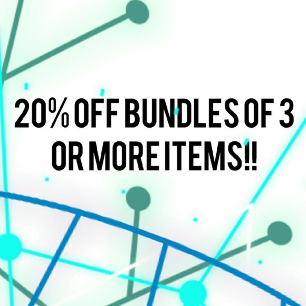 20% off bundles of 3!